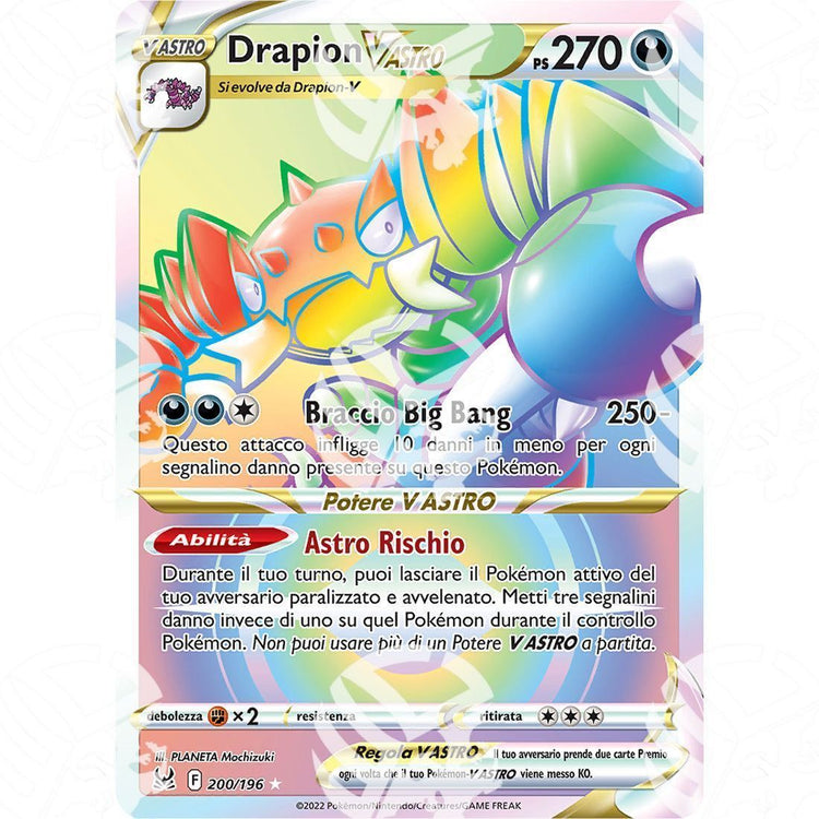 Origine Perduta - Drapion VSTAR - Secret Rare 200/196 - Warcard