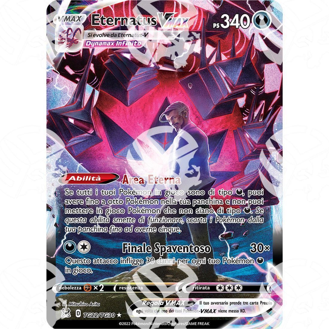 Origine Perduta - Eternatus VMAX - Ultra Rare TG22/TG30 - Warcard