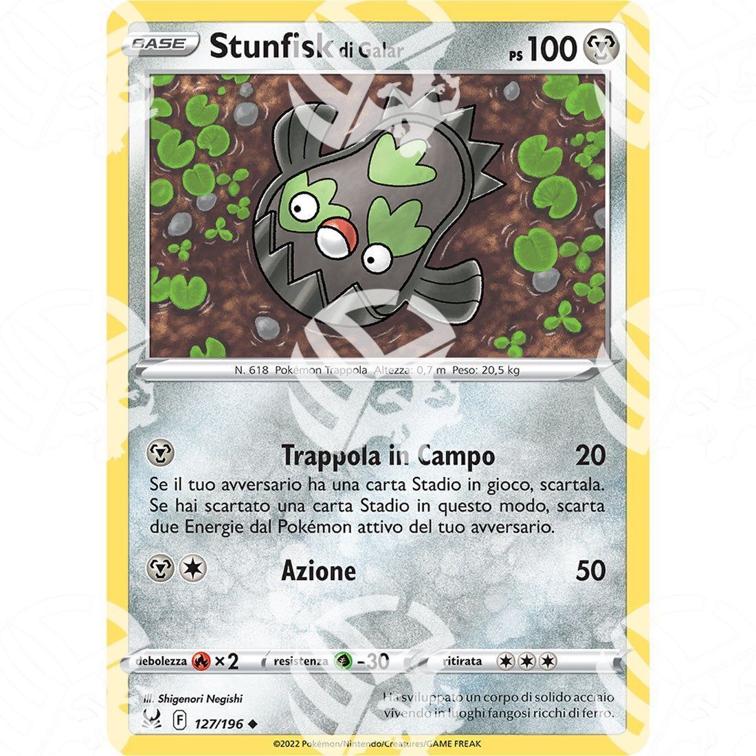 Origine Perduta - Galarian Stunfisk - Uncommon 127/196 - Warcard