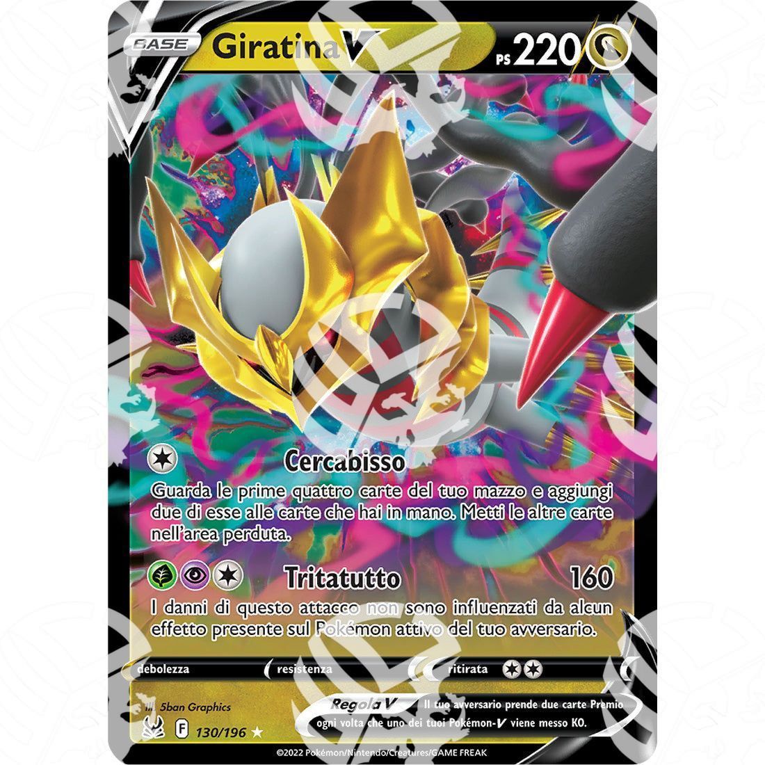 Origine Perduta - Giratina V - Ultra Rare 130/196 - Warcard