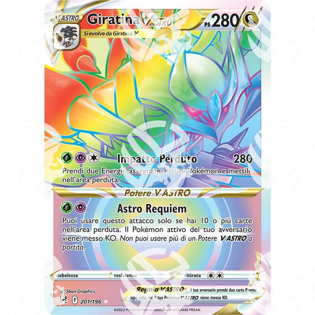 Origine Perduta - Giratina VSTAR - Secret Rare 201/196 - Warcard
