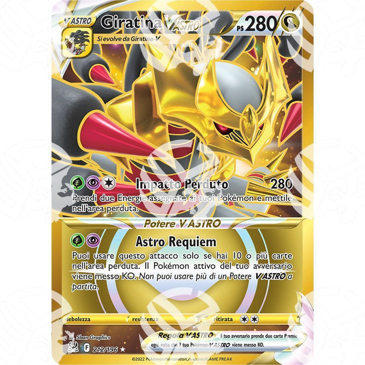 Origine Perduta - Giratina VSTAR - Secret Rare 212/196 - Warcard