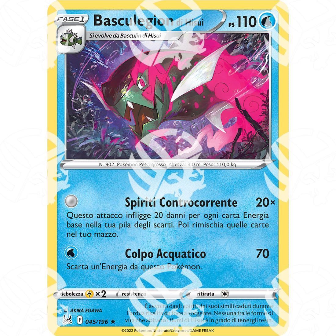 Origine Perduta - Hisuian Basculegion - Holo Rare 045/196 - Warcard