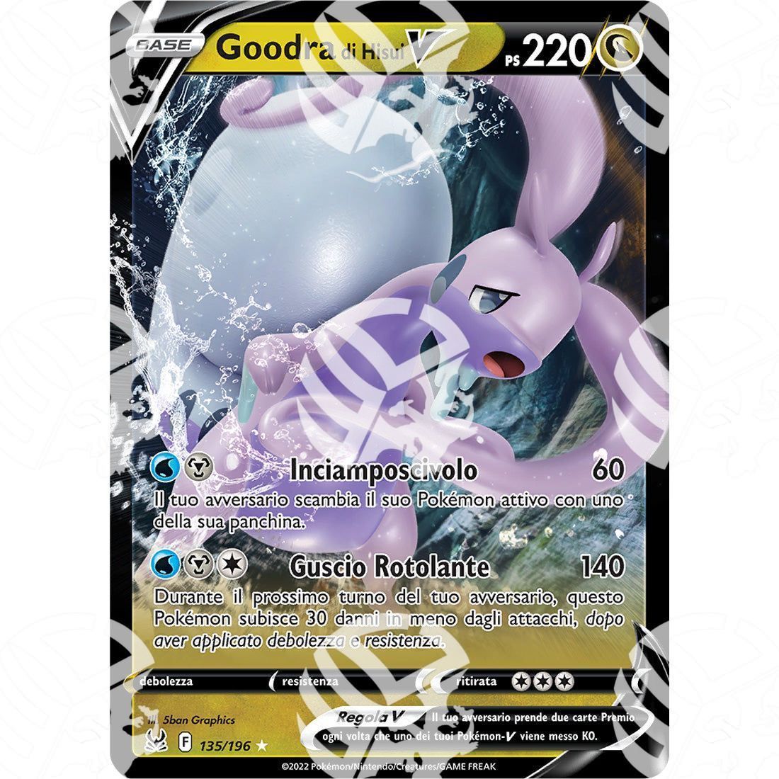 Origine Perduta - Hisuian Goodra V - Ultra Rare 135/196 - Warcard