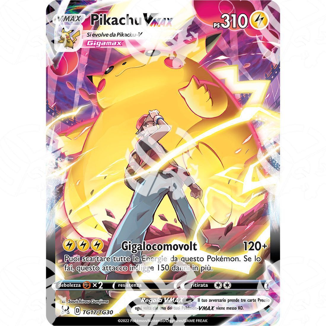 Origine Perduta - Pikachu VMAX - Ultra Rare TG17/TG30 - Warcard
