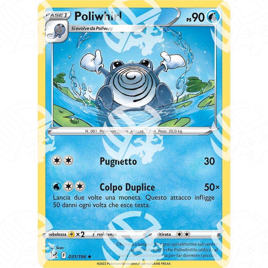 Origine Perduta - Poliwhirl - 031/196 - Warcard