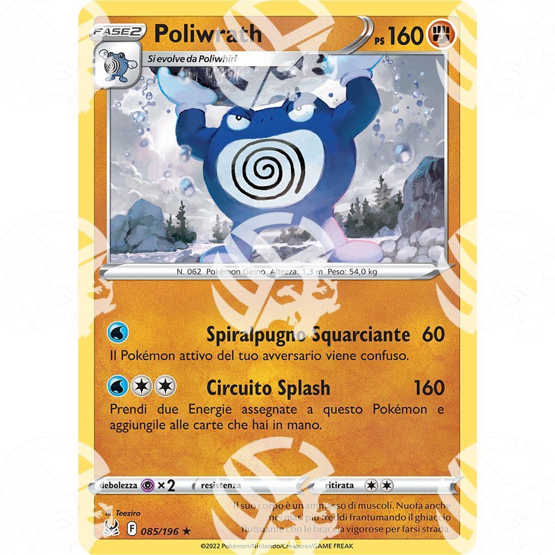 Origine Perduta - Poliwrath - 085/196 - Warcard