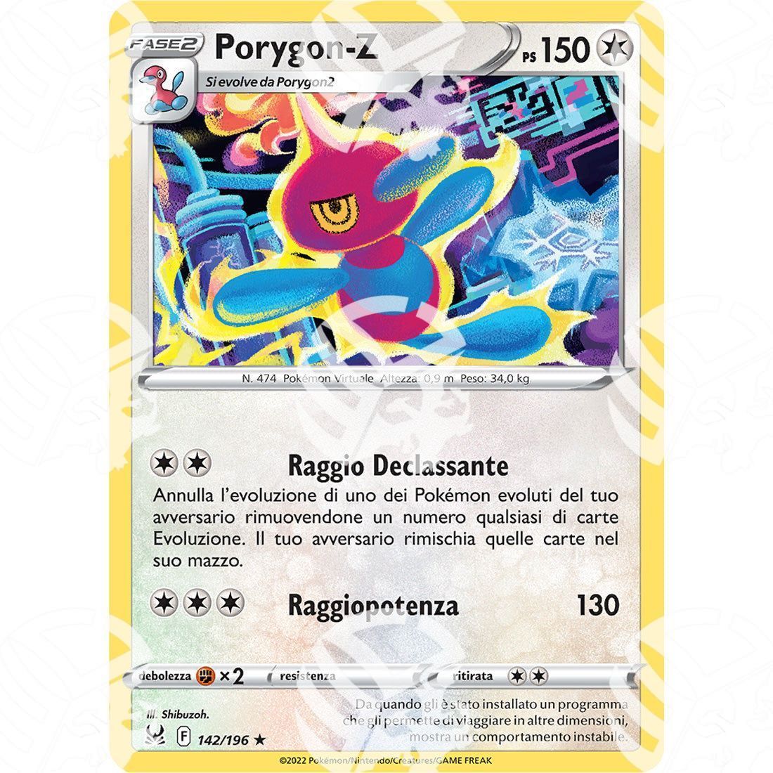 Origine Perduta - Porygon-Z - 142/196 - Warcard
