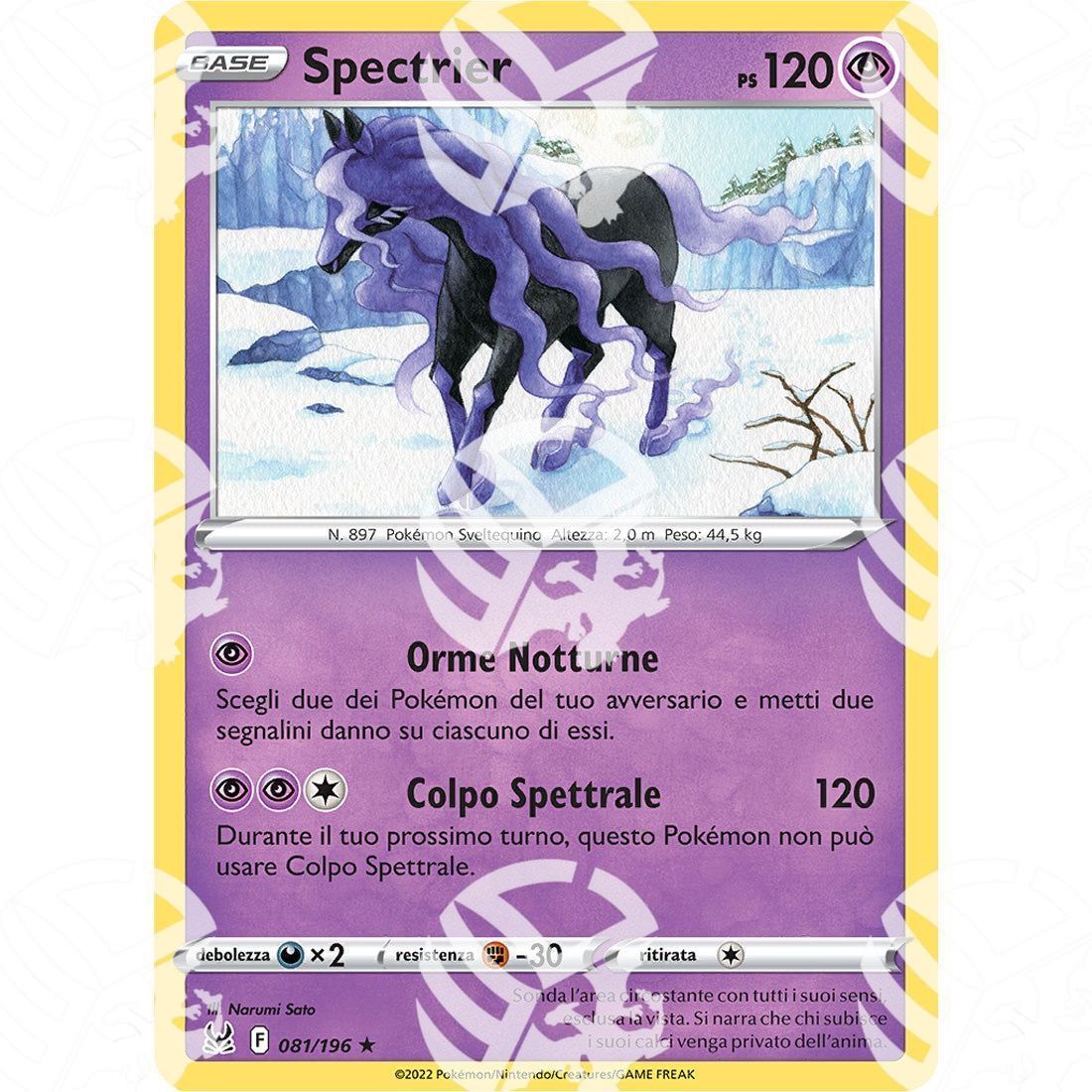 Origine Perduta - Spectrier - Holo Rare 081/196 - Warcard