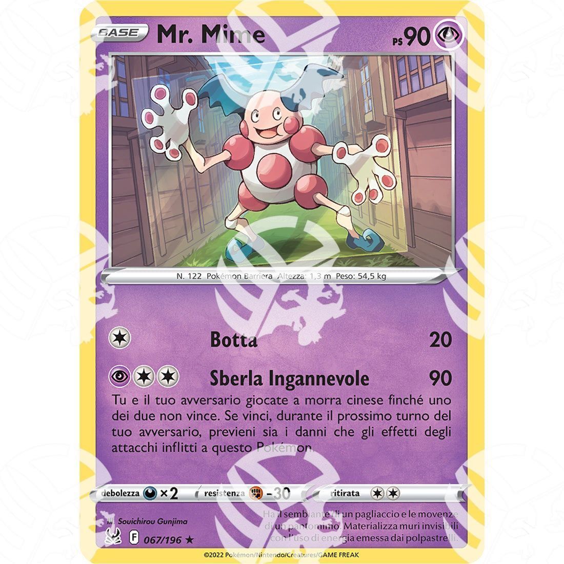 Origine Perduta - Mr. Mime - 067/196 - Warcard
