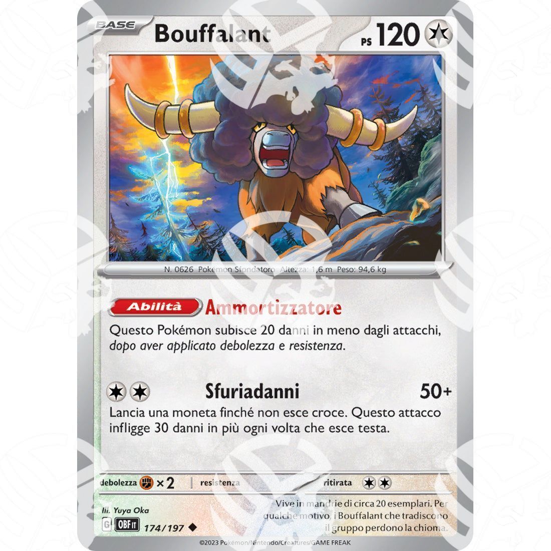 Ossidiana Infuocata - Bouffalant - 174/197 - Warcard - Ossidiana Infuocata - Bouffalant - 174/197 i prezzi più bassi sul mercato, solo da www.warcardshop.com! Carte singole, box, buste e mazzi.