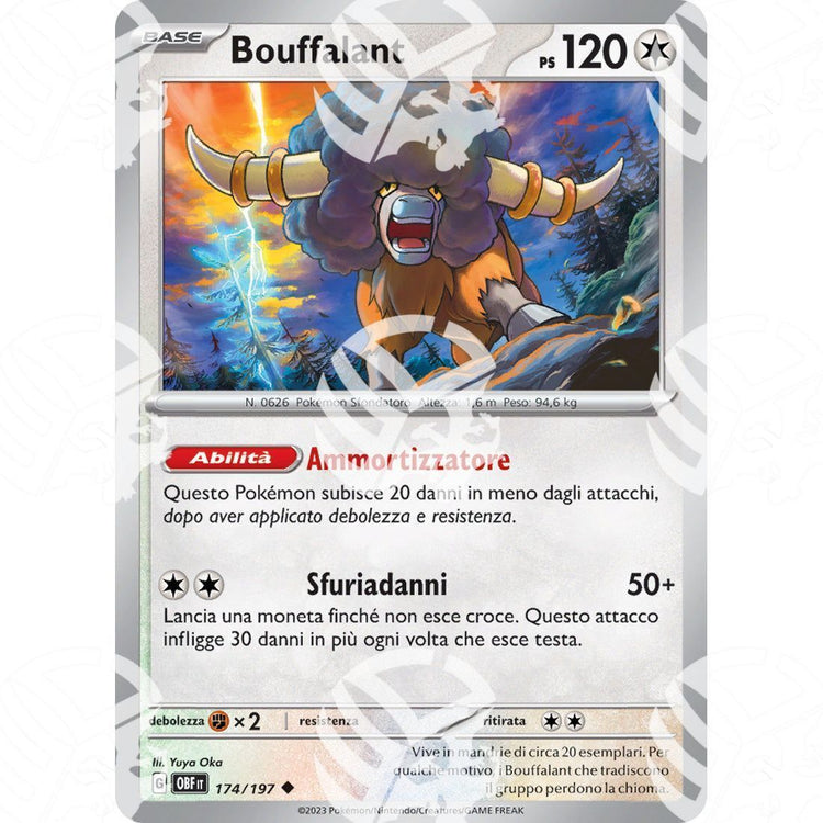 Ossidiana Infuocata - Bouffalant - 174/197 - Warcard - Ossidiana Infuocata - Bouffalant - 174/197 i prezzi più bassi sul mercato, solo da www.warcardshop.com! Carte singole, box, buste e mazzi.