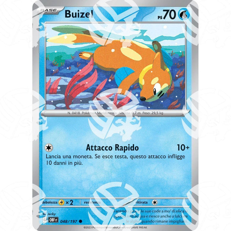 Ossidiana Infuocata - Buizel - 048/197 - Warcard - Ossidiana Infuocata - Buizel - 048/197 i prezzi più bassi sul mercato, solo da www.warcardshop.com! Carte singole, box, buste e mazzi.