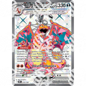 Ossidiana Infuocata - Charizard ex - 215/197 - Warcard - Ossidiana Infuocata - Charizard ex - 215/197 i prezzi più bassi sul mercato, solo da www.warcardshop.com! Carte singole, box, buste e mazzi.