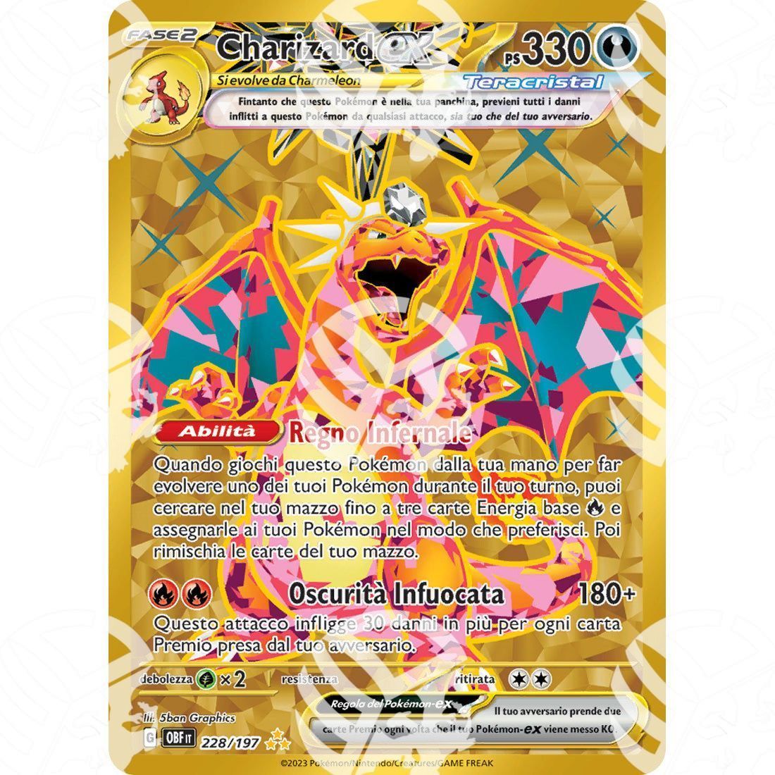 Ossidiana Infuocata - Charizard ex - Hyper Rare 228/197 - Warcard - Ossidiana Infuocata - Charizard ex - Hyper Rare 228/197 i prezzi più bassi sul mercato, solo da www.warcardshop.com! Carte singole, box, buste e mazzi.