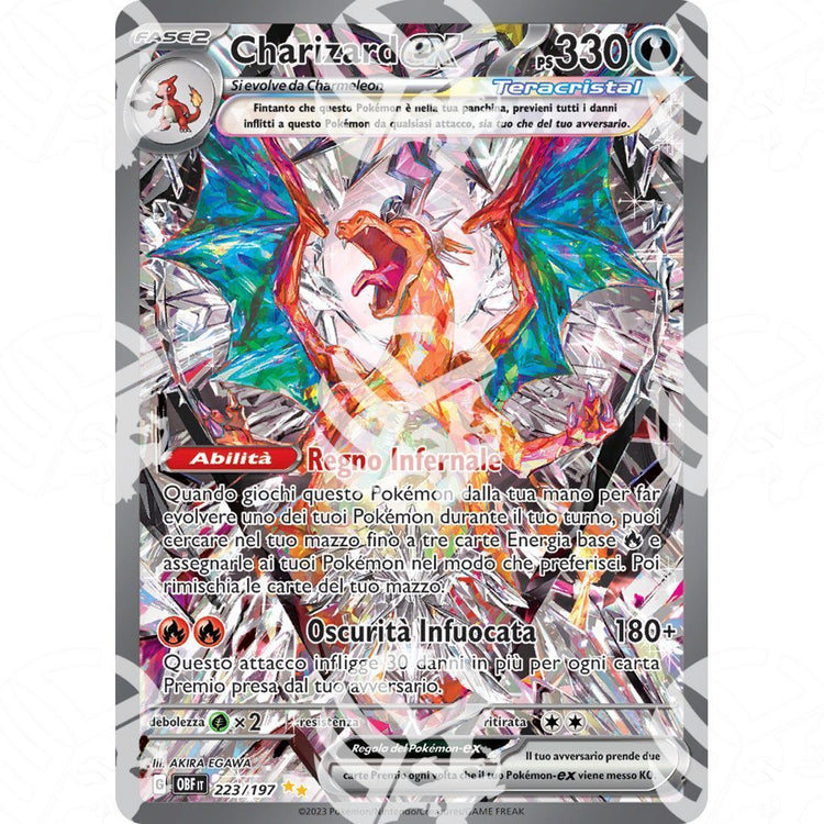 Ossidiana Infuocata - Charizard ex - Special Illustration Rare 223/197 - Warcard - Ossidiana Infuocata - Charizard ex - Special Illustration Rare 223/197 i prezzi più bassi sul mercato, solo da www.warcardshop.com! Carte singole, box, buste e mazzi.