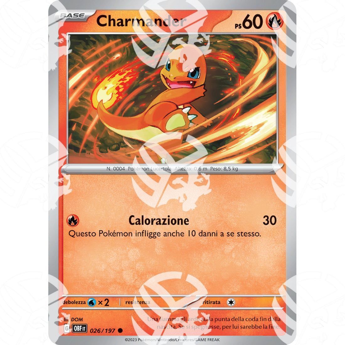 Ossidiana Infuocata - Charmander - Non-Holo | 026/197 - Warcard - Ossidiana Infuocata - Charmander - Non-Holo | 026/197 i prezzi più bassi sul mercato, solo da www.warcardshop.com! Carte singole, box, buste e mazzi.