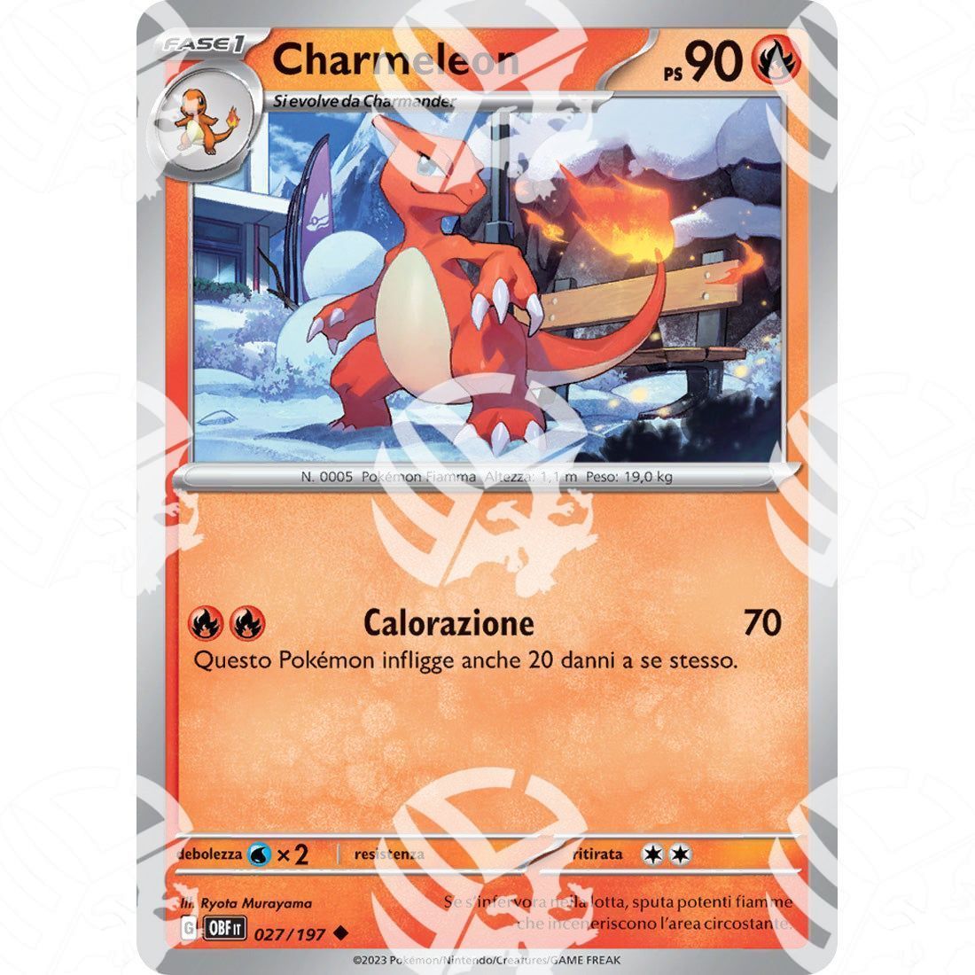 Ossidiana Infuocata - Charmeleon - Non-Holo | 027/197 - Warcard - Ossidiana Infuocata - Charmeleon - Non-Holo | 027/197 i prezzi più bassi sul mercato, solo da www.warcardshop.com! Carte singole, box, buste e mazzi.
