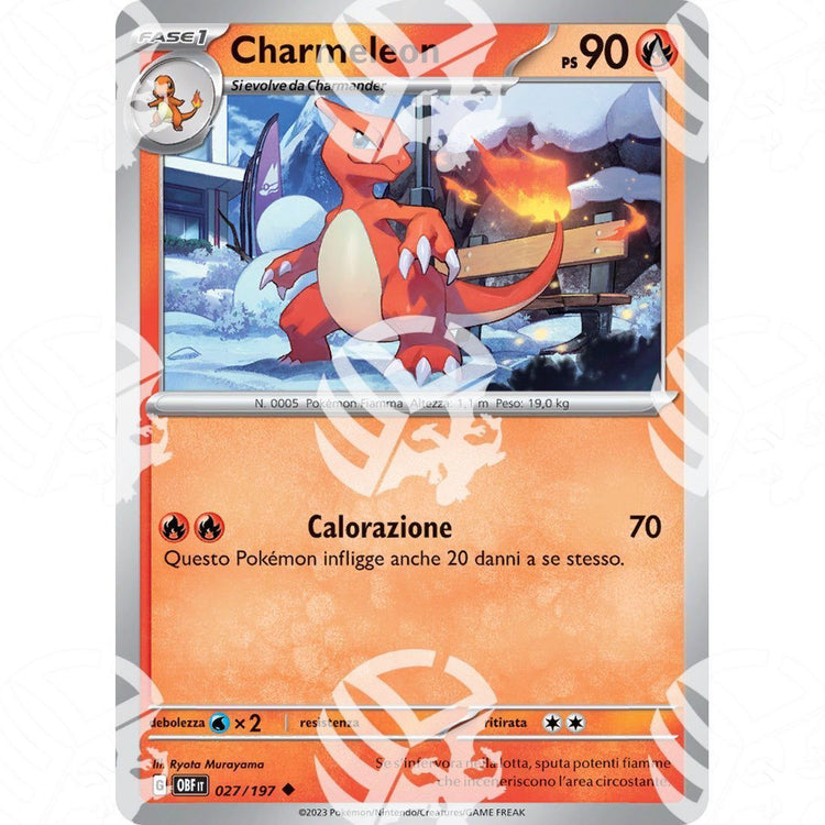 Ossidiana Infuocata - Charmeleon - Non-Holo | 027/197 - Warcard - Ossidiana Infuocata - Charmeleon - Non-Holo | 027/197 i prezzi più bassi sul mercato, solo da www.warcardshop.com! Carte singole, box, buste e mazzi.