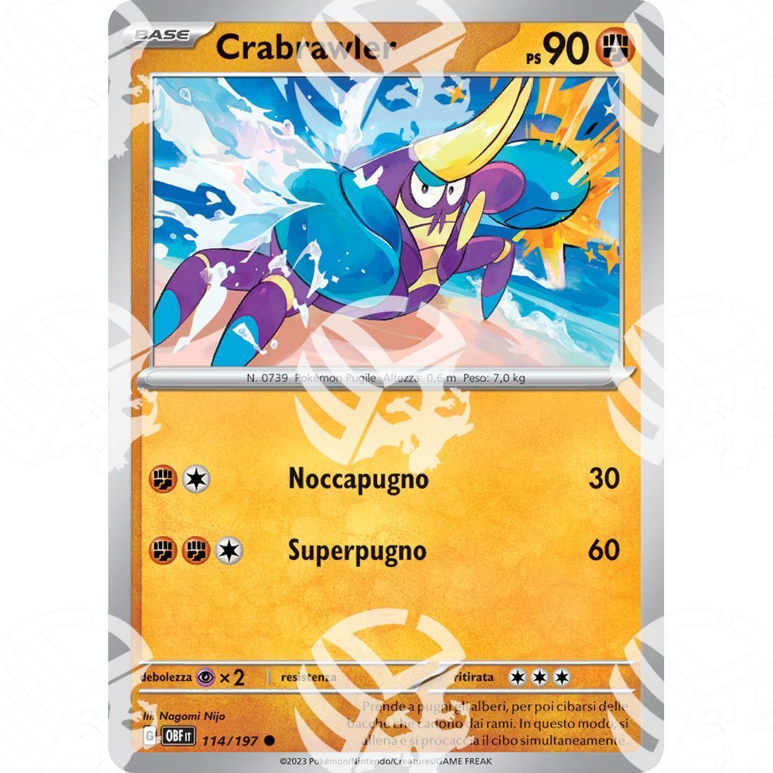 Ossidiana Infuocata - Crabrawler - 114/197 - Warcard - Ossidiana Infuocata - Crabrawler - 114/197 i prezzi più bassi sul mercato, solo da www.warcardshop.com! Carte singole, box, buste e mazzi.