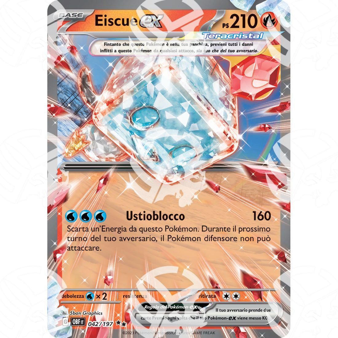 Ossidiana Infuocata - Eiscue ex - 042/197 - Warcard - Ossidiana Infuocata - Eiscue ex - 042/197 i prezzi più bassi sul mercato, solo da www.warcardshop.com! Carte singole, box, buste e mazzi.
