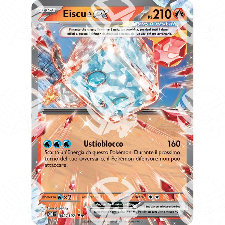 Ossidiana Infuocata - Eiscue ex - 042/197 - Warcard - Ossidiana Infuocata - Eiscue ex - 042/197 i prezzi più bassi sul mercato, solo da www.warcardshop.com! Carte singole, box, buste e mazzi.