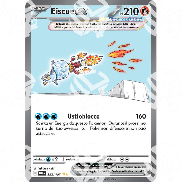 Ossidiana Infuocata - Eiscue ex - Special Illustration Rare 222/197 - Warcard - Ossidiana Infuocata - Eiscue ex - Special Illustration Rare 222/197 i prezzi più bassi sul mercato, solo da www.warcardshop.com! Carte singole, box, buste e mazzi.