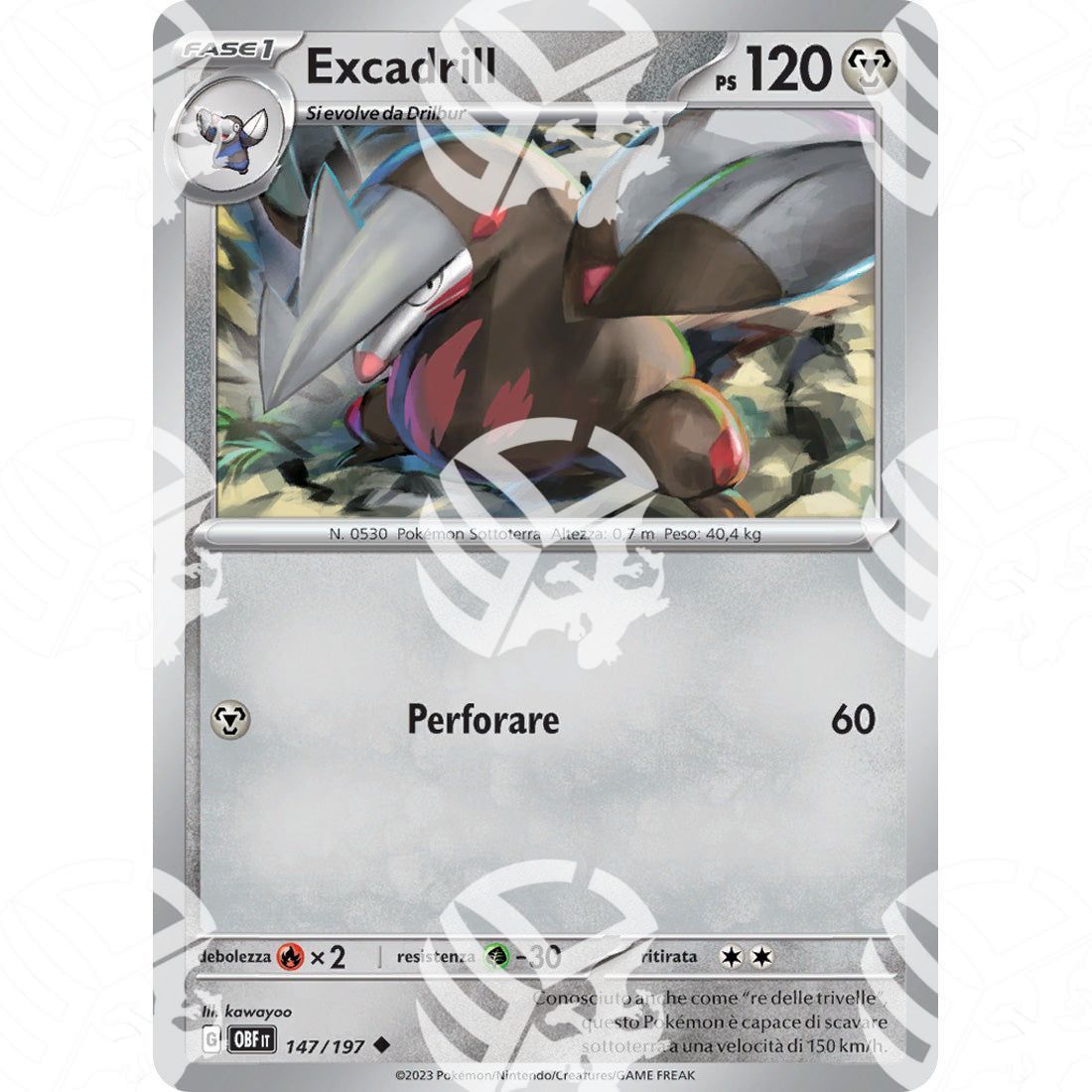 Ossidiana Infuocata - Excadrill - 147/197 - Warcard - Ossidiana Infuocata - Excadrill - 147/197 i prezzi più bassi sul mercato, solo da www.warcardshop.com! Carte singole, box, buste e mazzi.