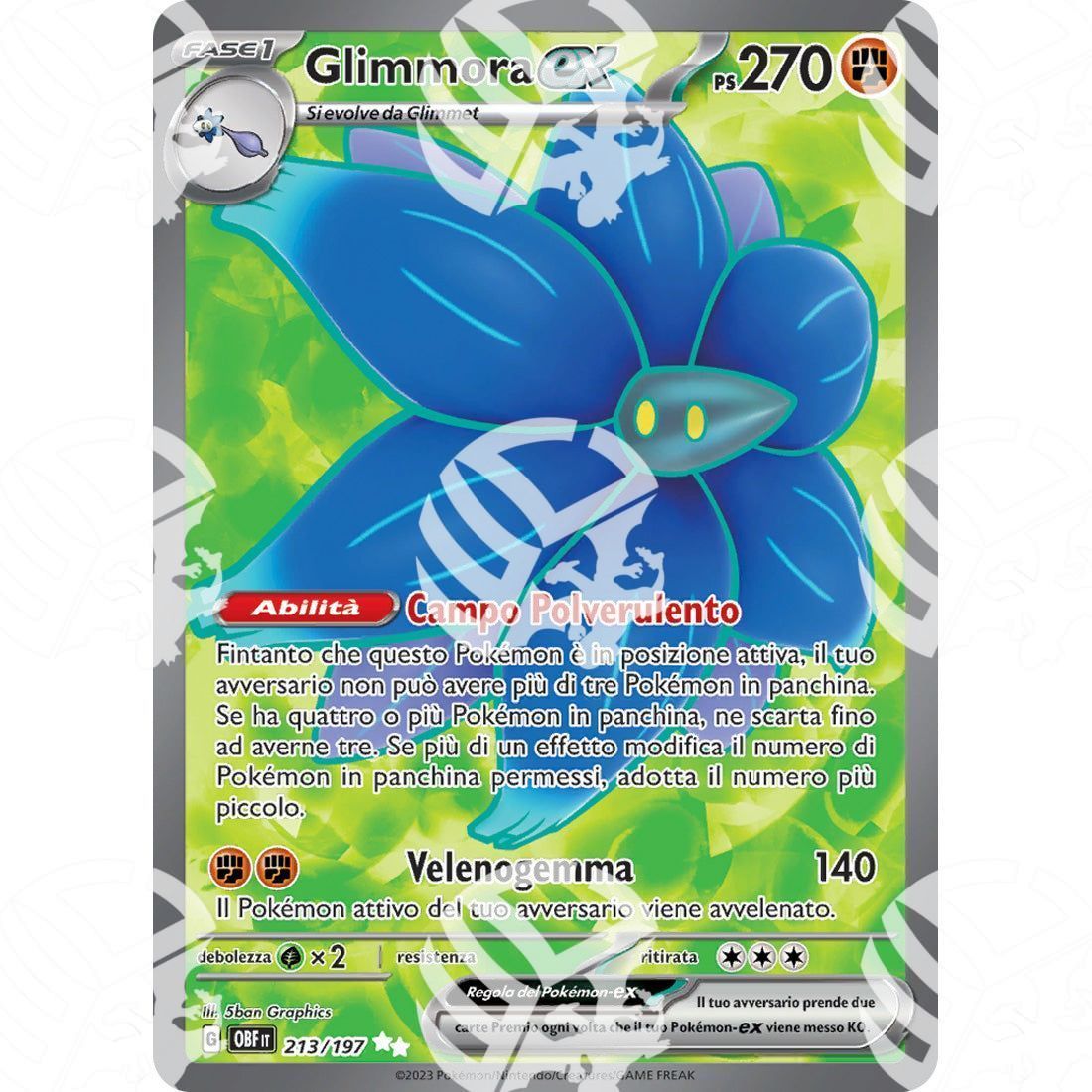 Ossidiana Infuocata - Glimmora ex - 213/197 - Warcard - Ossidiana Infuocata - Glimmora ex - 213/197 i prezzi più bassi sul mercato, solo da www.warcardshop.com! Carte singole, box, buste e mazzi.