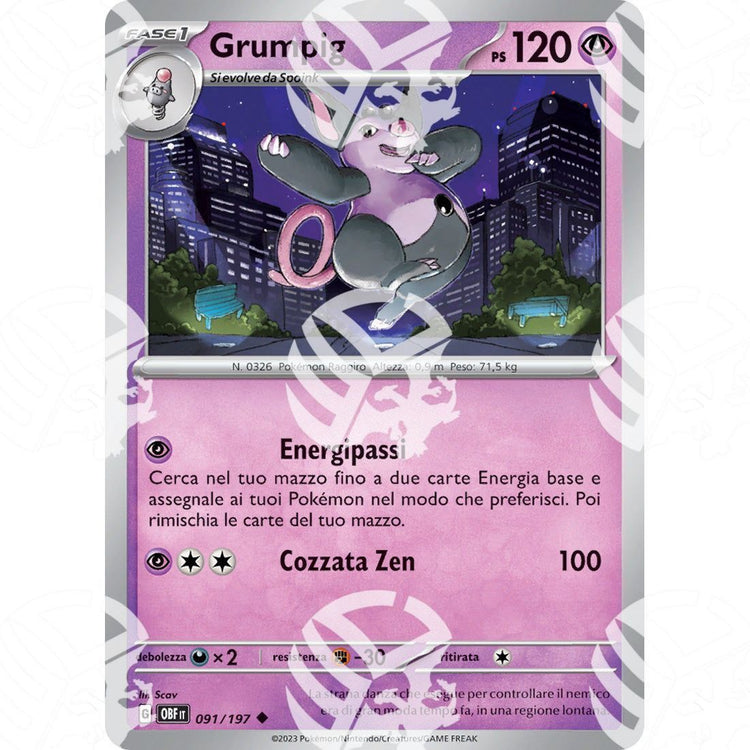 Ossidiana Infuocata - Grumpig - 091/197 - Warcard - Ossidiana Infuocata - Grumpig - 091/197 i prezzi più bassi sul mercato, solo da www.warcardshop.com! Carte singole, box, buste e mazzi.