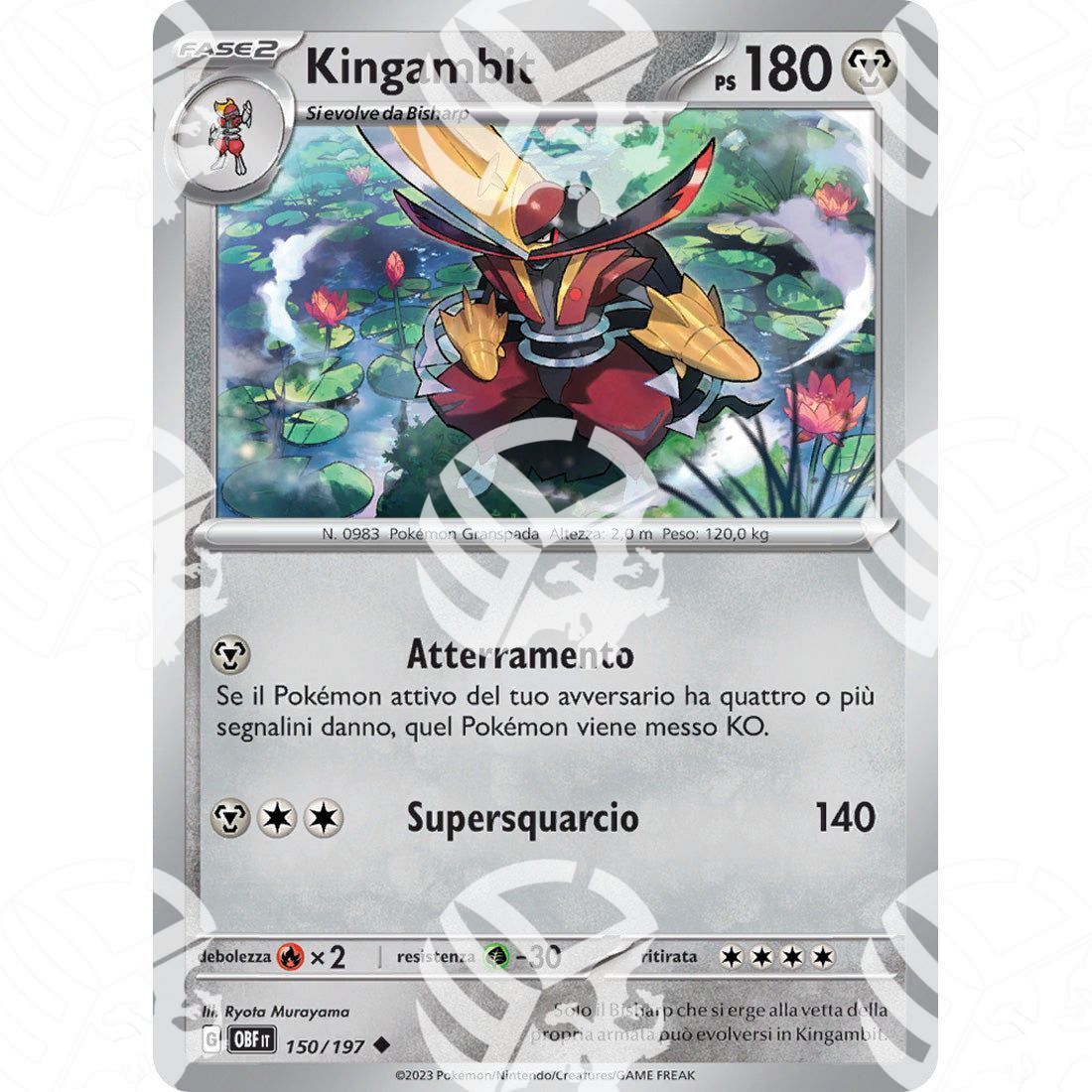Ossidiana Infuocata - Kingambit - 150/197 - Warcard - Ossidiana Infuocata - Kingambit - 150/197 i prezzi più bassi sul mercato, solo da www.warcardshop.com! Carte singole, box, buste e mazzi.