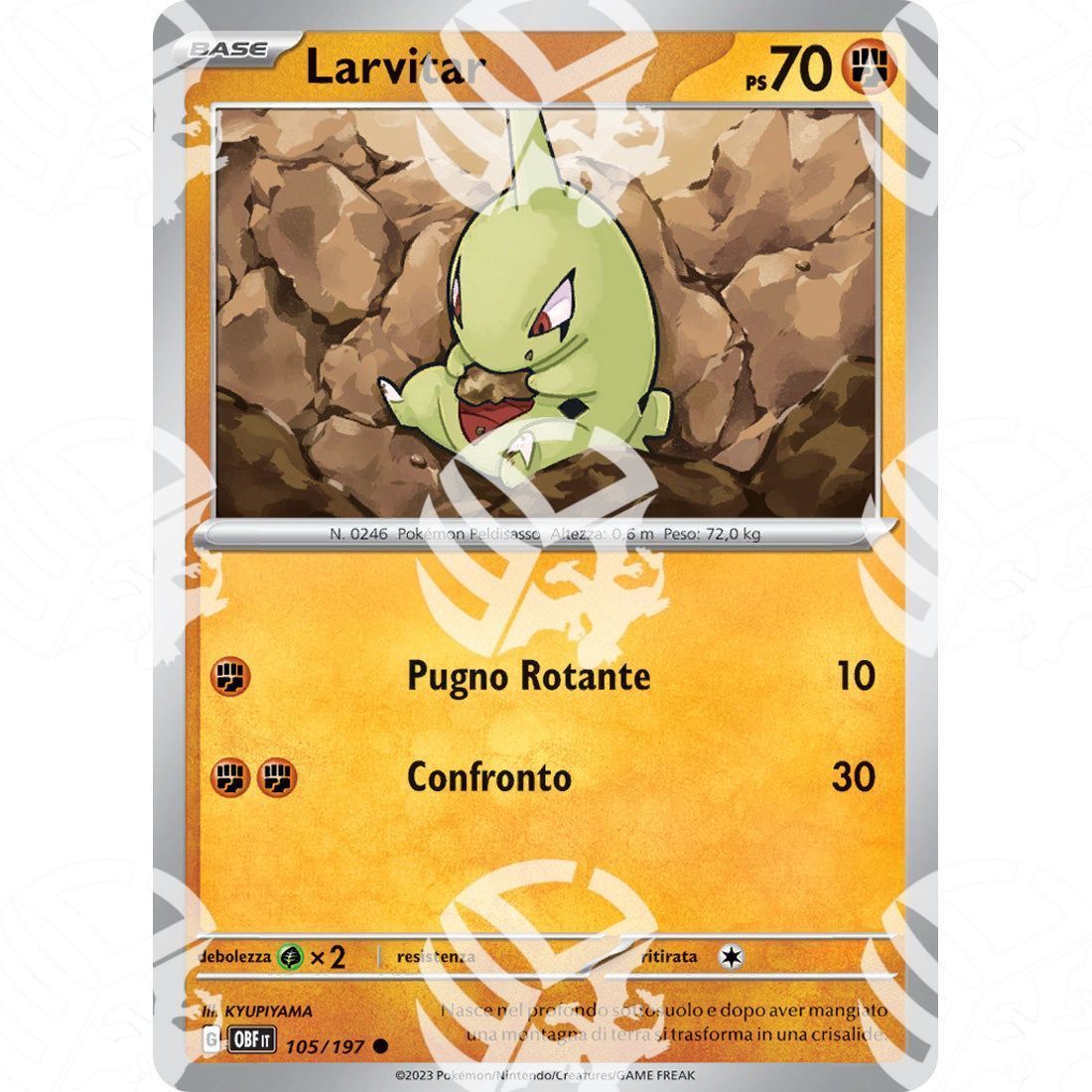 Ossidiana Infuocata - Larvitar - 105/197 - Warcard - Ossidiana Infuocata - Larvitar - 105/197 i prezzi più bassi sul mercato, solo da www.warcardshop.com! Carte singole, box, buste e mazzi.