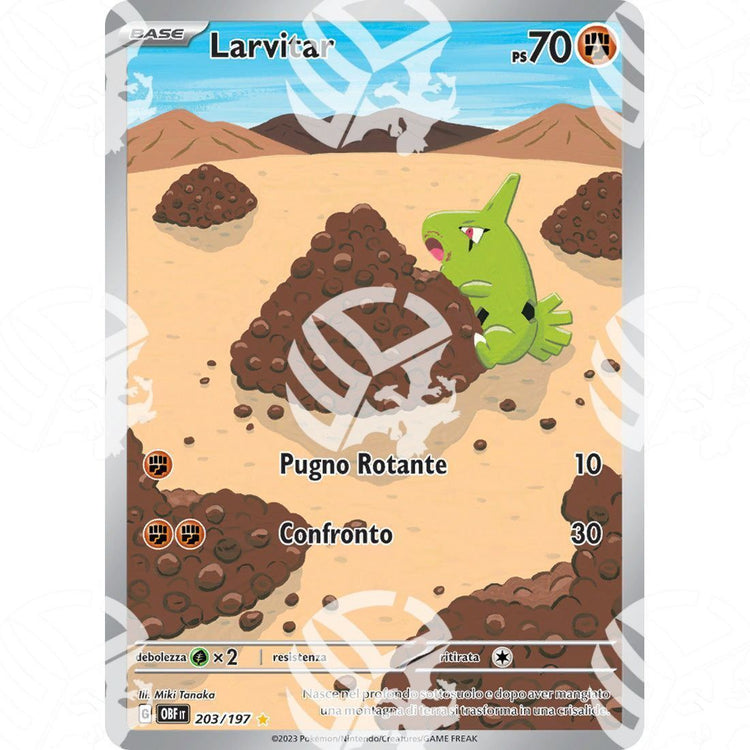 Ossidiana Infuocata - Larvitar - Special Illustration Rare 203/197 - Warcard - Ossidiana Infuocata - Larvitar - Special Illustration Rare 203/197 i prezzi più bassi sul mercato, solo da www.warcardshop.com! Carte singole, box, buste e mazzi.