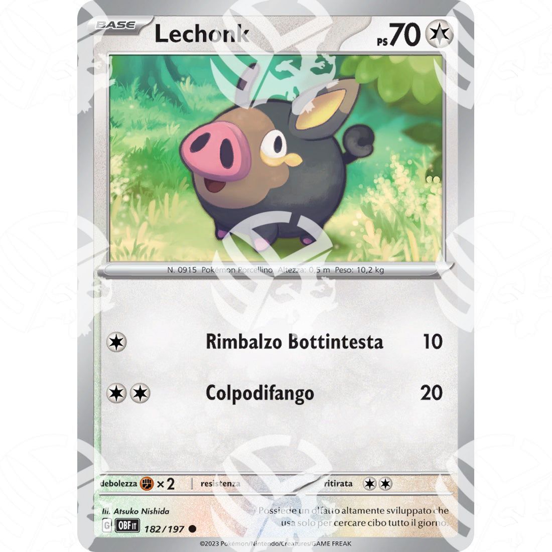 Ossidiana Infuocata - Lechonk - 182/197 - Warcard - Ossidiana Infuocata - Lechonk - 182/197 i prezzi più bassi sul mercato, solo da www.warcardshop.com! Carte singole, box, buste e mazzi.