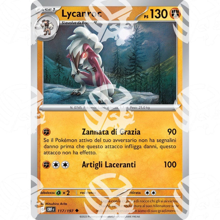 Ossidiana Infuocata - Lycanroc - 117/197 - Warcard - Ossidiana Infuocata - Lycanroc - 117/197 i prezzi più bassi sul mercato, solo da www.warcardshop.com! Carte singole, box, buste e mazzi.