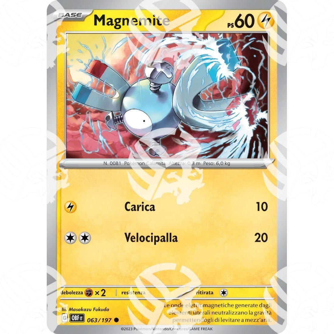 Ossidiana Infuocata - Magnemite - 063/197 - Warcard - Ossidiana Infuocata - Magnemite - 063/197 i prezzi più bassi sul mercato, solo da www.warcardshop.com! Carte singole, box, buste e mazzi.