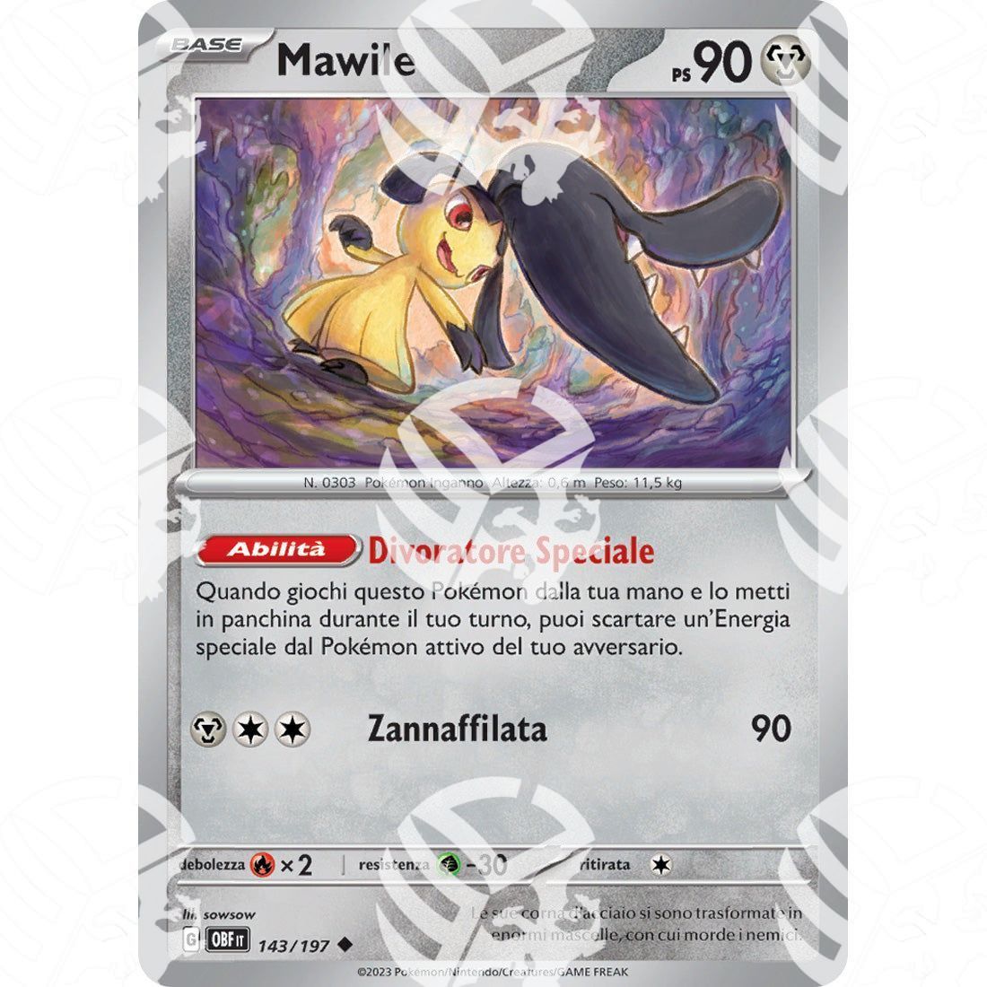 Ossidiana Infuocata - Mawile - 143/197 - Warcard - Ossidiana Infuocata - Mawile - 143/197 i prezzi più bassi sul mercato, solo da www.warcardshop.com! Carte singole, box, buste e mazzi.