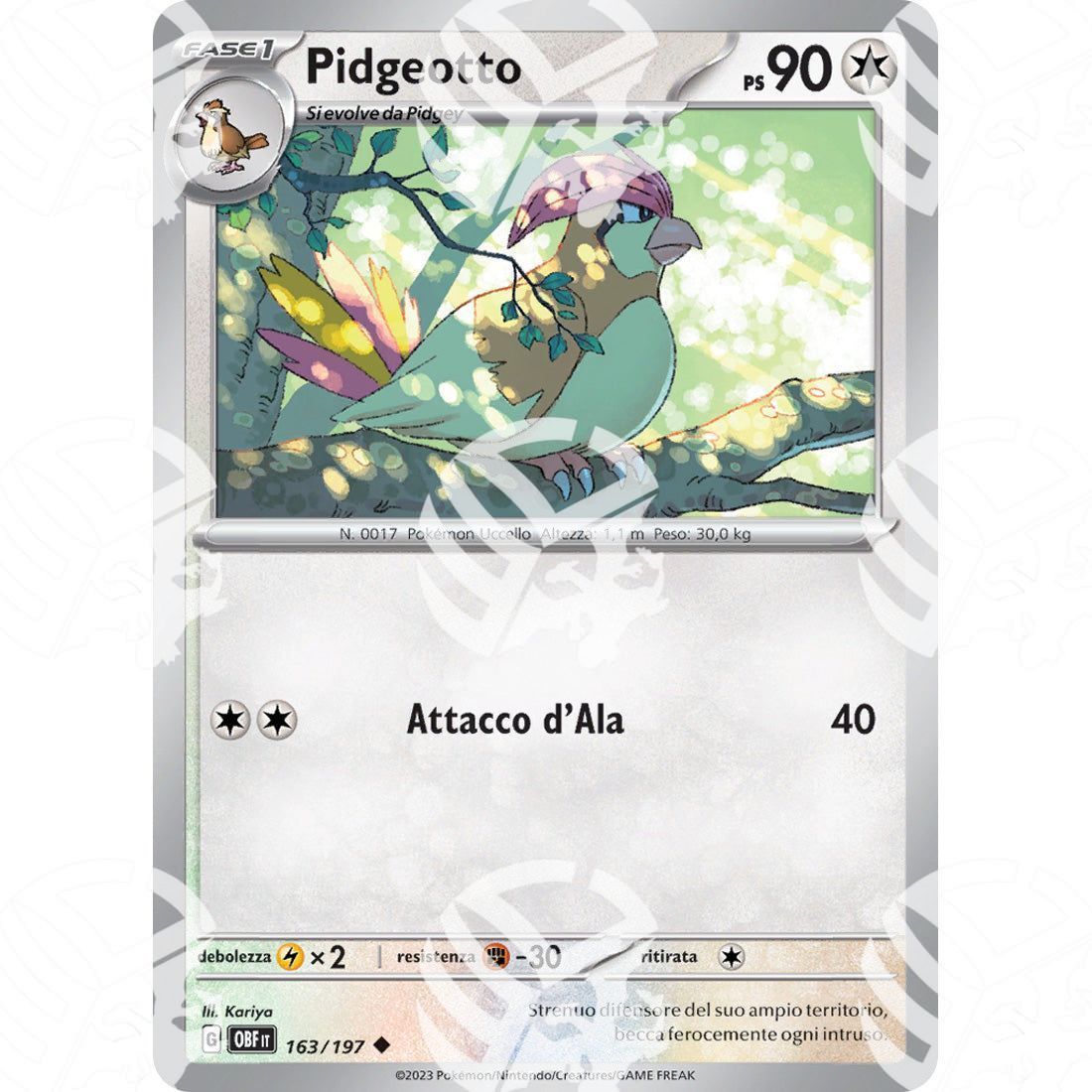 Ossidiana Infuocata - Pidgeotto - 163/197 - Warcard - Ossidiana Infuocata - Pidgeotto - 163/197 i prezzi più bassi sul mercato, solo da www.warcardshop.com! Carte singole, box, buste e mazzi.