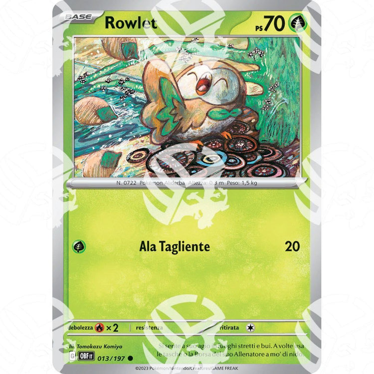 Ossidiana Infuocata - Rowlet - 013/197 - Warcard - Ossidiana Infuocata - Rowlet - 013/197 i prezzi più bassi sul mercato, solo da www.warcardshop.com! Carte singole, box, buste e mazzi.