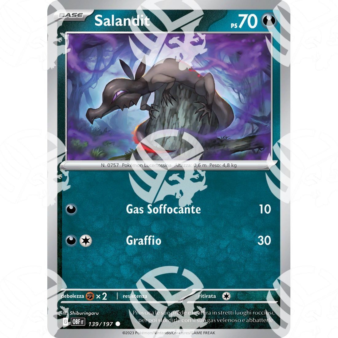 Ossidiana Infuocata - Salandit - 139/197 - Warcard - Ossidiana Infuocata - Salandit - 139/197 i prezzi più bassi sul mercato, solo da www.warcardshop.com! Carte singole, box, buste e mazzi.