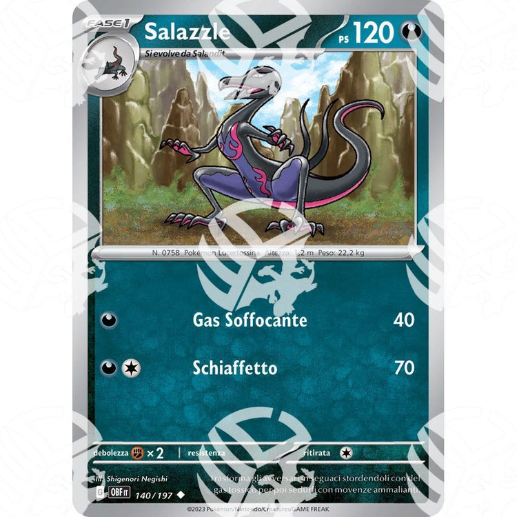 Ossidiana Infuocata - Salazzle - 140/197 - Warcard - Ossidiana Infuocata - Salazzle - 140/197 i prezzi più bassi sul mercato, solo da www.warcardshop.com! Carte singole, box, buste e mazzi.