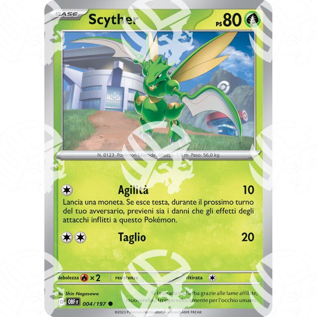 Ossidiana Infuocata - Scyther - 004/197 - Warcard - Ossidiana Infuocata - Scyther - 004/197 i prezzi più bassi sul mercato, solo da www.warcardshop.com! Carte singole, box, buste e mazzi.