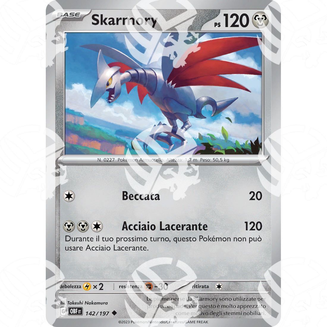 Ossidiana Infuocata - Skarmory - 142/197 - Warcard - Ossidiana Infuocata - Skarmory - 142/197 i prezzi più bassi sul mercato, solo da www.warcardshop.com! Carte singole, box, buste e mazzi.