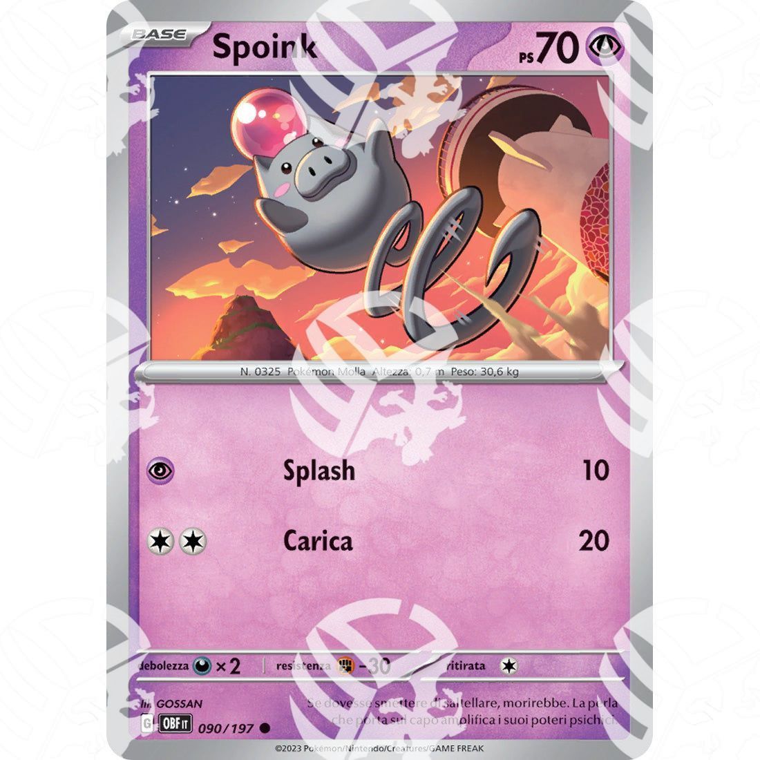 Ossidiana Infuocata - Spoink - 090/197 - Warcard - Ossidiana Infuocata - Spoink - 090/197 i prezzi più bassi sul mercato, solo da www.warcardshop.com! Carte singole, box, buste e mazzi.