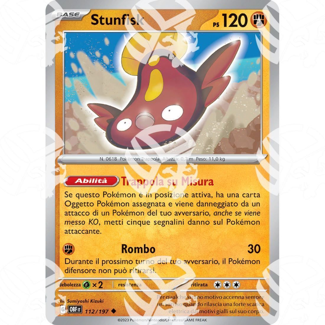 Ossidiana Infuocata - Stunfisk - 112/197 - Warcard - Ossidiana Infuocata - Stunfisk - 112/197 i prezzi più bassi sul mercato, solo da www.warcardshop.com! Carte singole, box, buste e mazzi.
