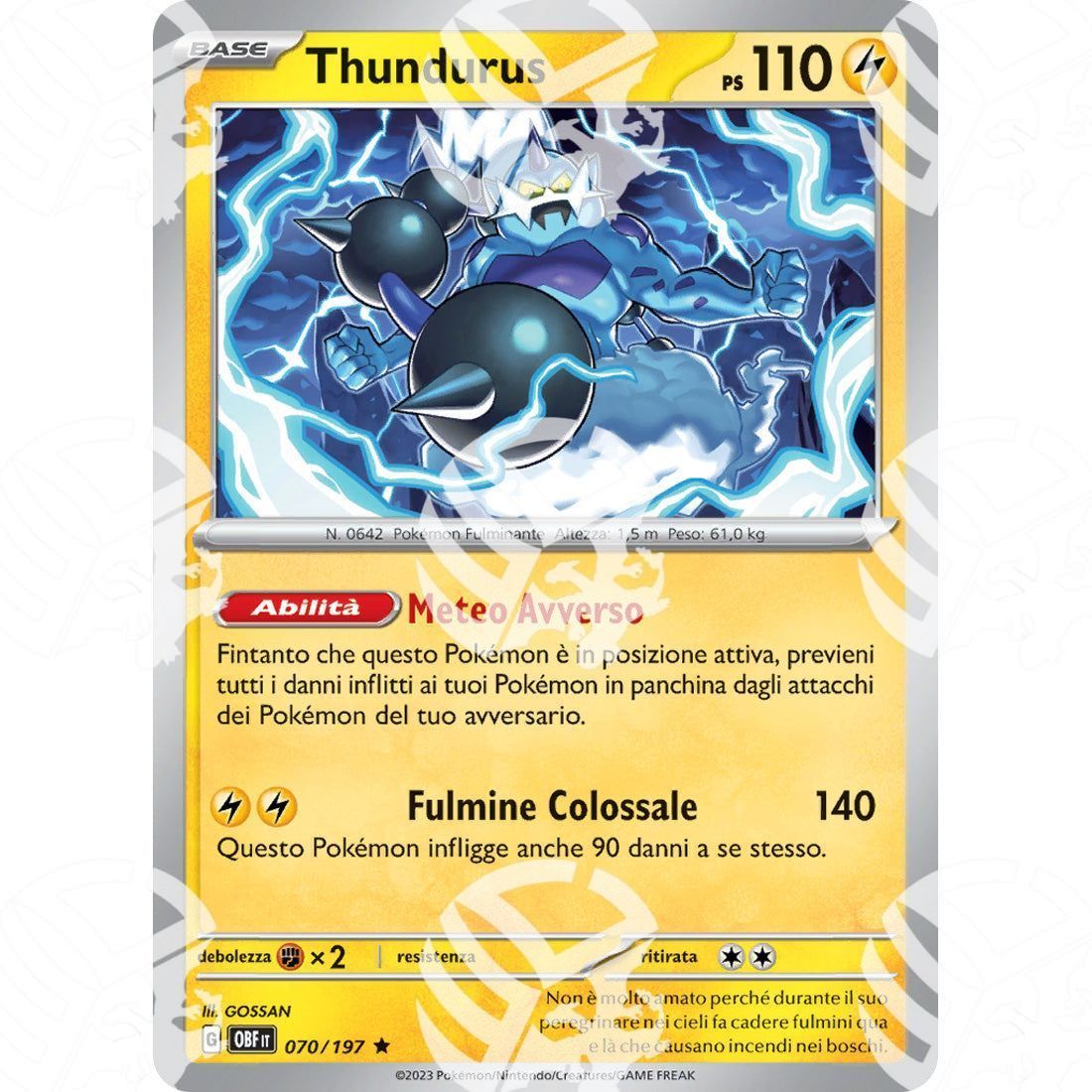 Ossidiana Infuocata - Thundurus - Holo Rare 070/197 - Warcard - Ossidiana Infuocata - Thundurus - Holo Rare 070/197 i prezzi più bassi sul mercato, solo da www.warcardshop.com! Carte singole, box, buste e mazzi.