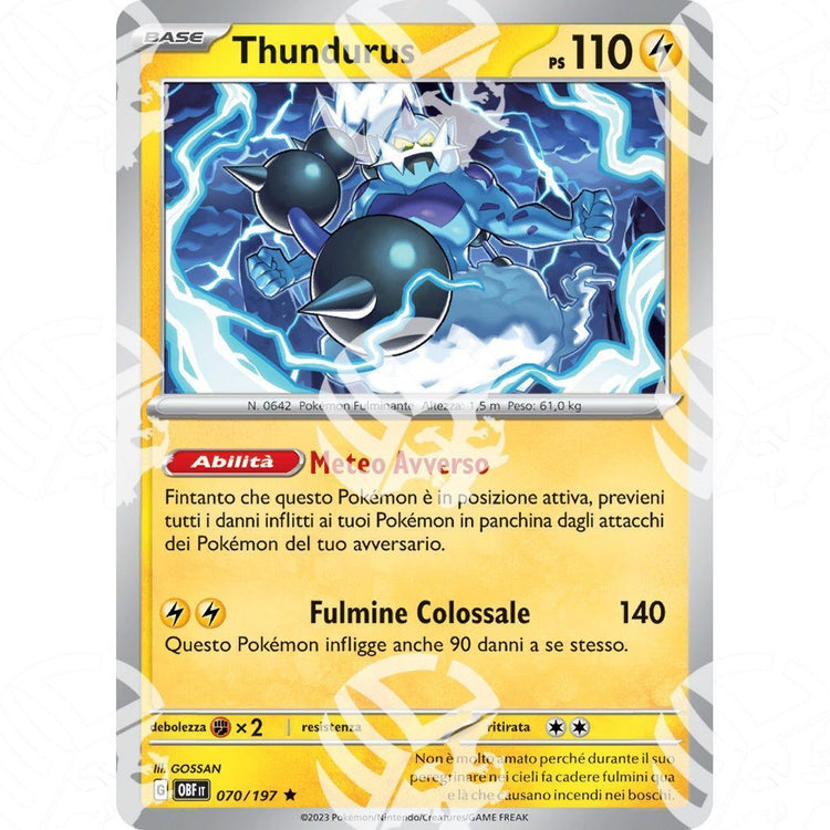 Ossidiana Infuocata - Thundurus - Holo Rare 070/197 - Warcard - Ossidiana Infuocata - Thundurus - Holo Rare 070/197 i prezzi più bassi sul mercato, solo da www.warcardshop.com! Carte singole, box, buste e mazzi.