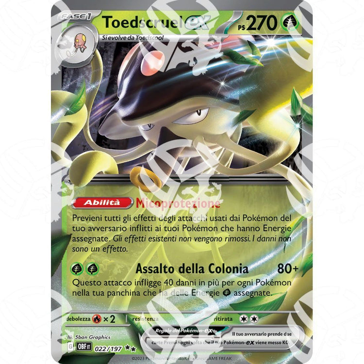 Ossidiana Infuocata - Toedscruel ex - 022/197 - Warcard - Ossidiana Infuocata - Toedscruel ex - 022/197 i prezzi più bassi sul mercato, solo da www.warcardshop.com! Carte singole, box, buste e mazzi.