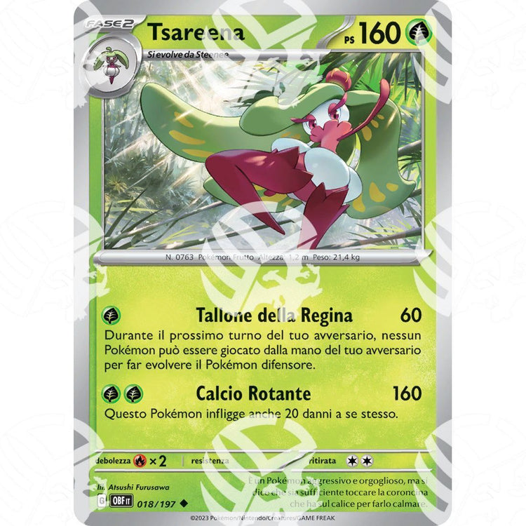 Ossidiana Infuocata - Tsareena - 018/197 - Warcard - Ossidiana Infuocata - Tsareena - 018/197 i prezzi più bassi sul mercato, solo da www.warcardshop.com! Carte singole, box, buste e mazzi.