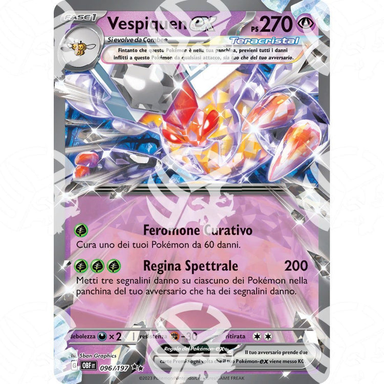 Ossidiana Infuocata - Vespiquen ex - 096/197 - Warcard - Ossidiana Infuocata - Vespiquen ex - 096/197 i prezzi più bassi sul mercato, solo da www.warcardshop.com! Carte singole, box, buste e mazzi.